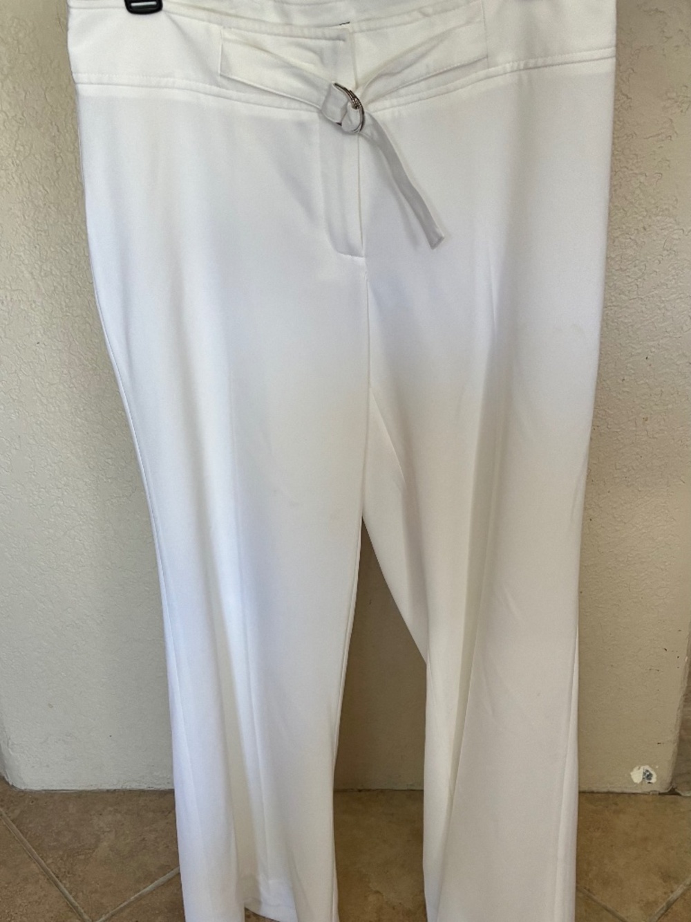 Dressy Wide Leg White Pants size 4